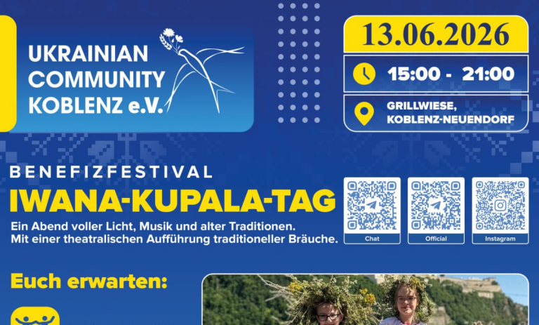 Zum Kinofestival Sommer des ukrainischen Kinos, Treff Café Odesa, Freitags um 18:00 Uhr.